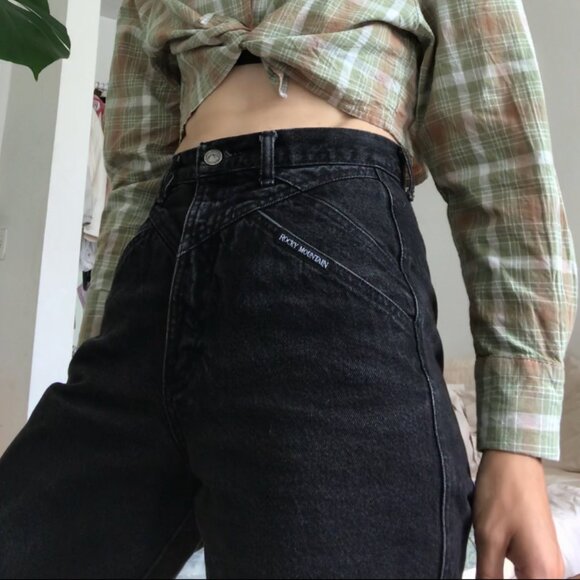 Vintage Rocky Mountain Women's Black Jeans - Picture 3 of 9